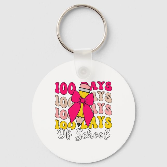 100 dagar skolkokvett, 100 dagar nyckelring (Framsida)