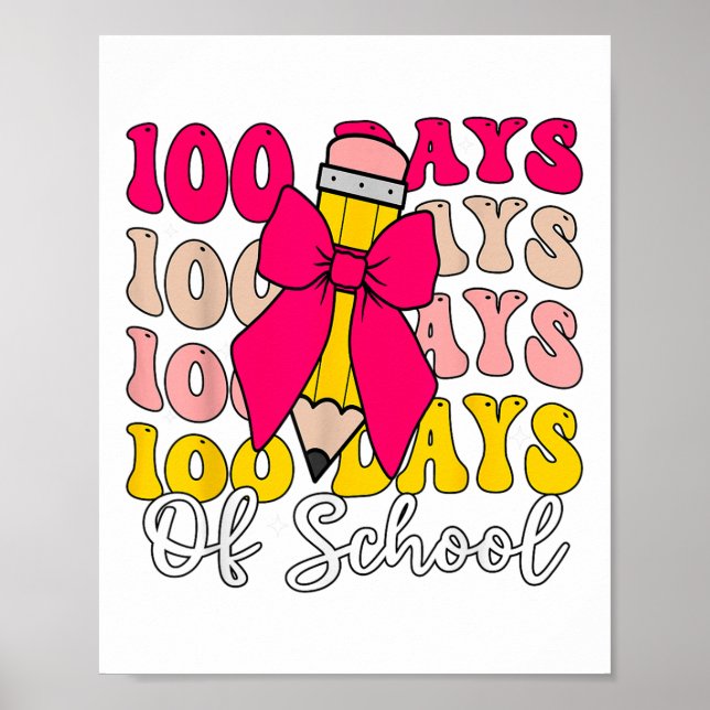 100 dagar skolkokvett, 100 dagar poster (Framsidan)