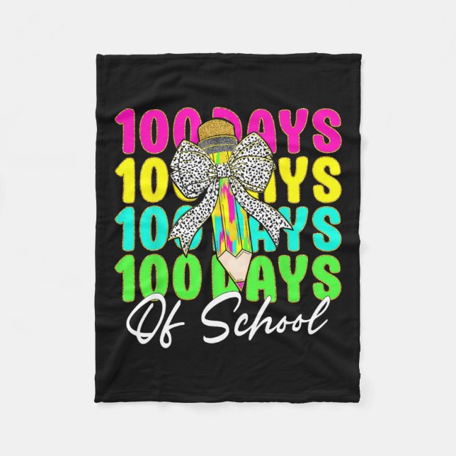 100 dagar skolkolvblyertspenna 100 dagar fleecefilt (Framsidan)