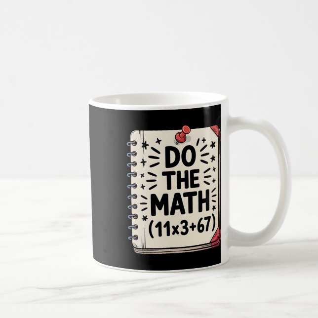 100 dagar skolmatteekvation Gör matten 100 roligt Kaffemugg (Höger)