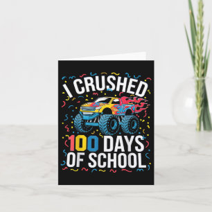 100 dagar skolmonster Lastbil 100 dagar Kort
