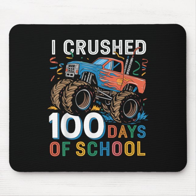 100 dagar skolmonster Lastbil 100 dagar Musmatta (Framsidan)