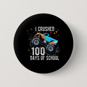 100 dagar skolmonster Lastbil 100 Scho-dagen Knapp