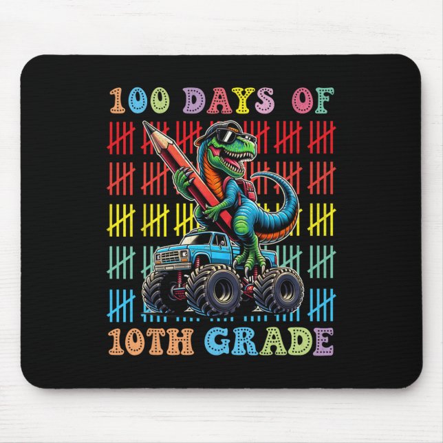 100 dagar skolmonster Lastbil 100 Scho-dagen Musmatta (Framsidan)