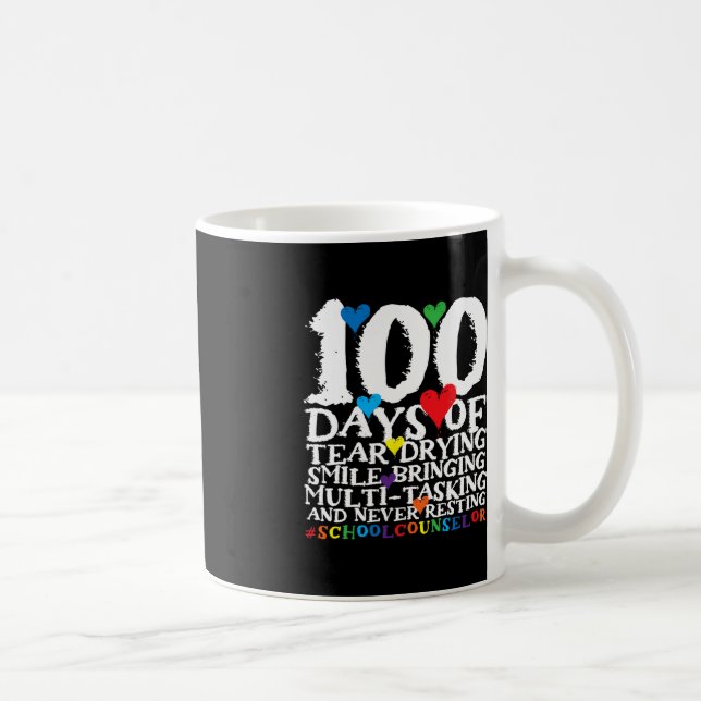 100 dagar skolskolskolråd kaffemugg (Höger)