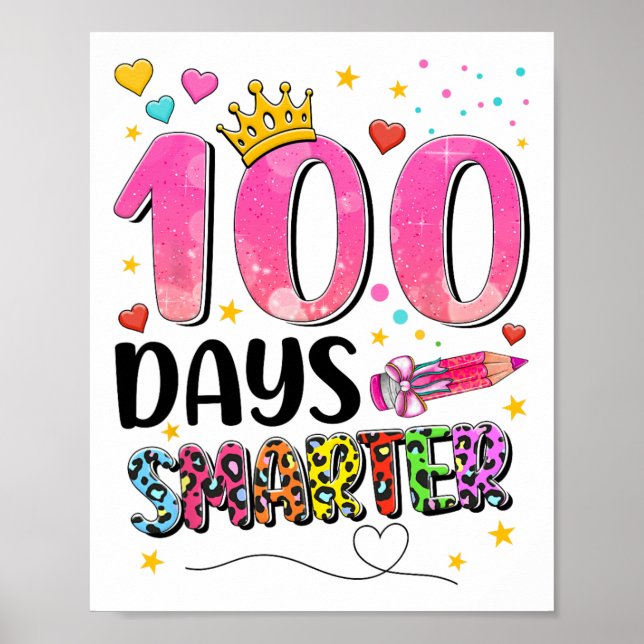 100 dagar smartare 100 dagar för barn i Småbarn Poster (Framsidan)