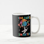 100 dagar smartare 100 dagar för skolbarn Astronau Kaffemugg<br><div class="desc">100 dagar Smartare 100-dagarsdag för skolbarn,  astronautrymme</div>