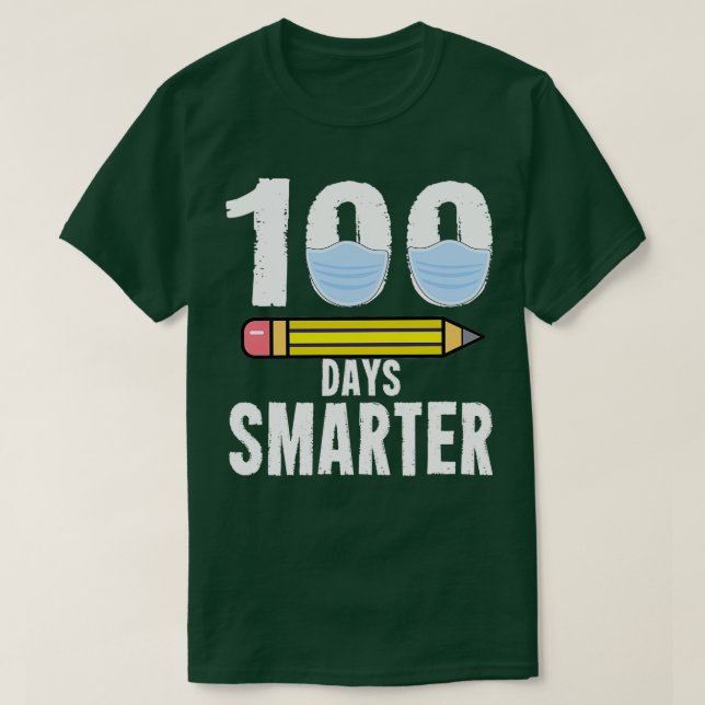100 dagar Smartare 100 dagar i skolan 2021 T Shirt (Design framsida)