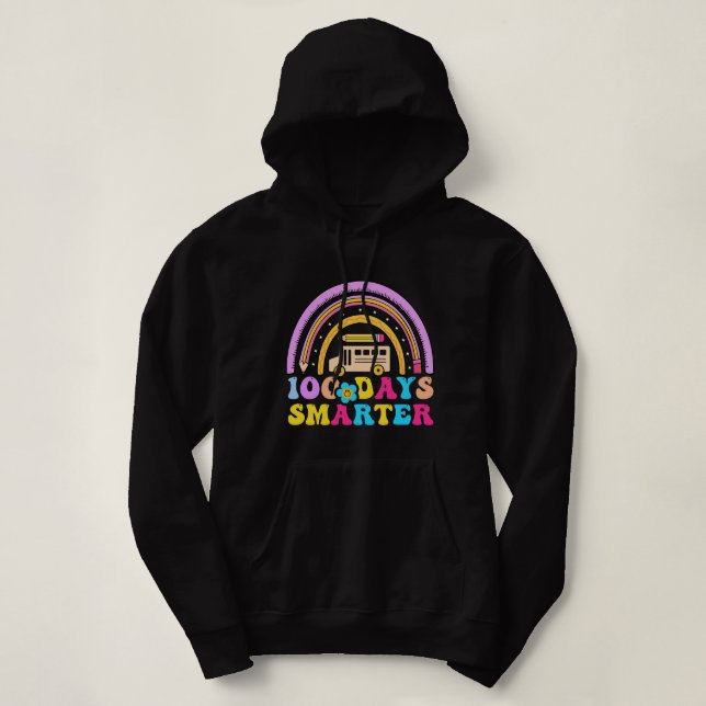 100 dagar smartare 100 dagars skolinläsning t shirt (Design framsida)