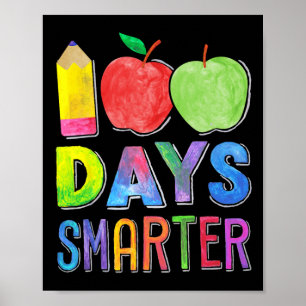 100 dagar Smartare 100-dagarsdag för skollärare Poster
