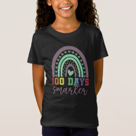 100 dagar Smartare 100-dagarsdag för skolregnbåge T Shirt