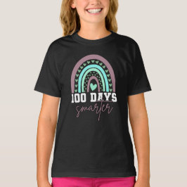 100 dagar Smartare 100-dagarsdag för skolregnbåge T Shirt