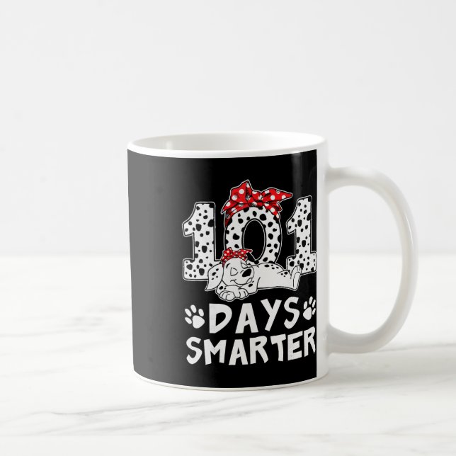 100 dagar smartare 101 skoldagar söt hund lära kaffemugg (Höger)
