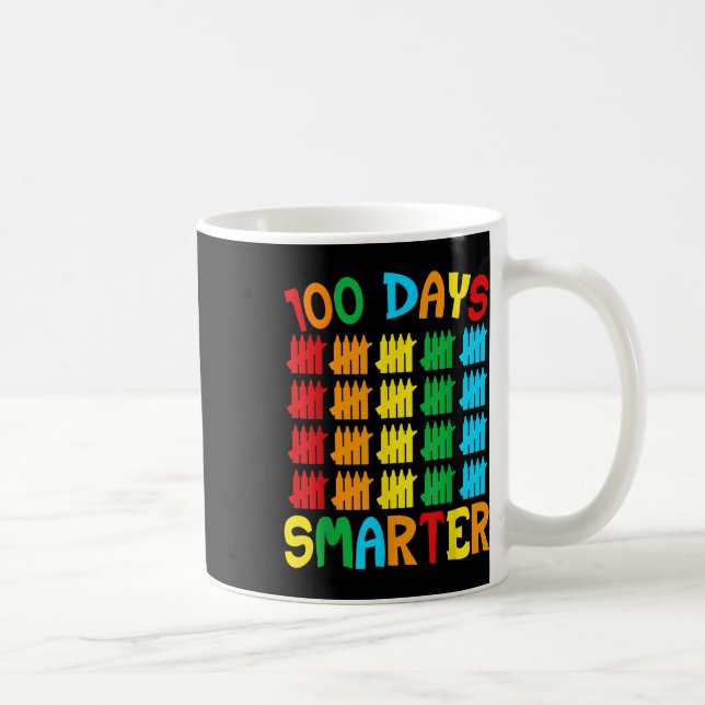 100 dagar smartare än 100 dagar i skolan kaffemugg (Höger)