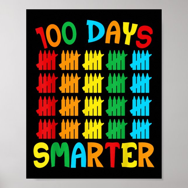 100 dagar smartare än 100 dagar i skolan poster (Framsidan)