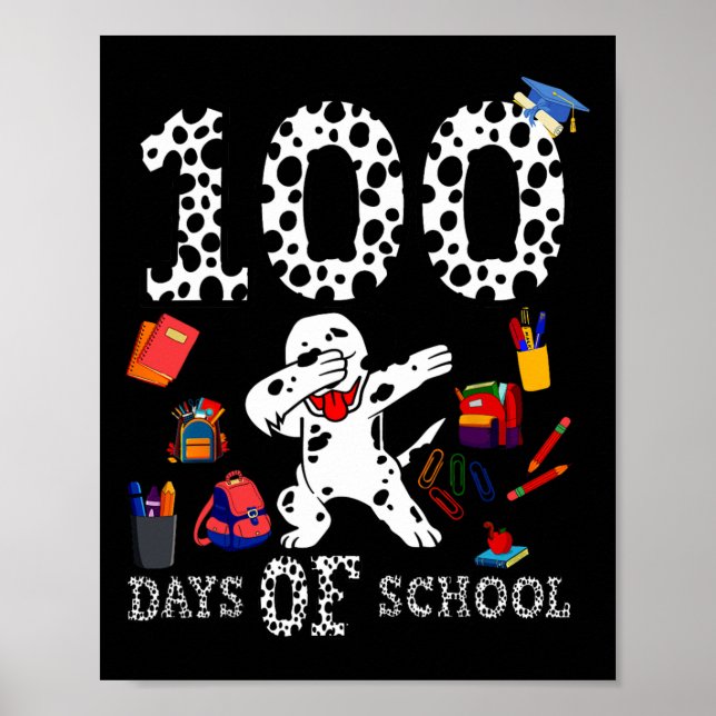 100 dagar smartare än Hund av Dalmatien i skolan Poster (Framsidan)