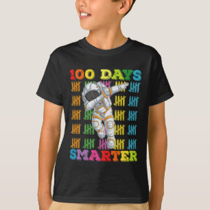100 dagar smartare astronaut 100:e skoldagen t shirt
