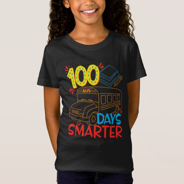 100 dagar smartare buss t shirt (Framsida)