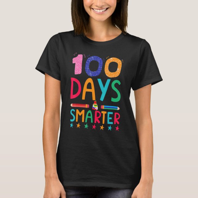 100 dagar Smartare cute T Shirt (Framsida)