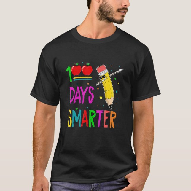 100 dagar smartare   Dabba kritor 100:e dagen i sk T Shirt (Framsida)