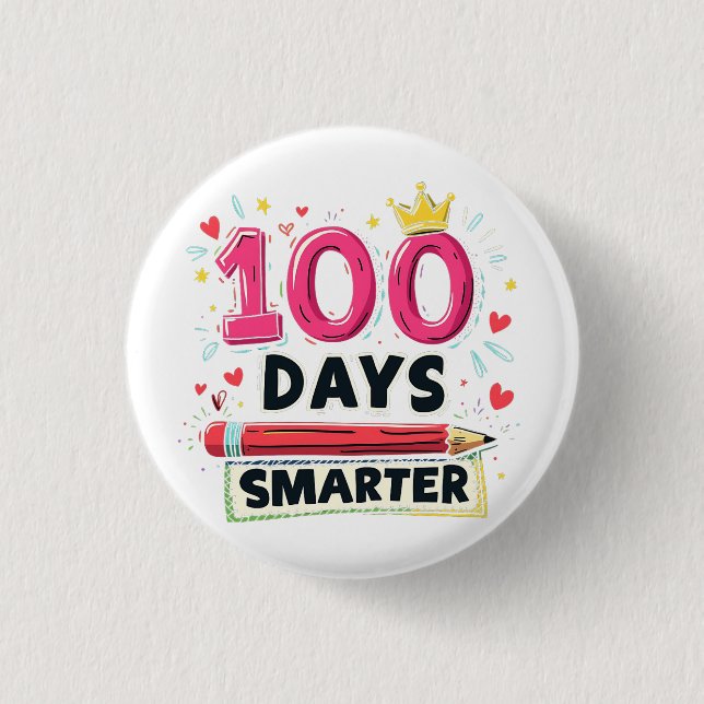100 dagar Smartare dagar för skollärare Knapp (Framsida)