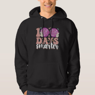 100 dagar smartare Disco boll 100:e skoldagen Hoodie