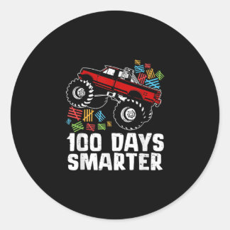 100 dagar Smartare drivrutin Lastbil Lycklig 100:e Runt Klistermärke