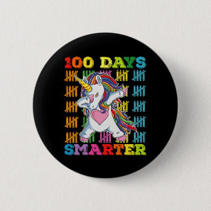 100 dagar smartare enhörning 100:e skoldagen knapp
