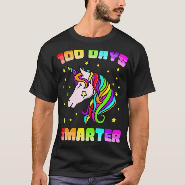 100 dagar Smartare flickor 100 dagar för skollärar T Shirt (Framsida)