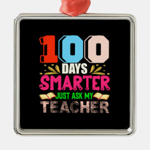 100 dagar smartare fråga min lärare. julgransprydnad metall