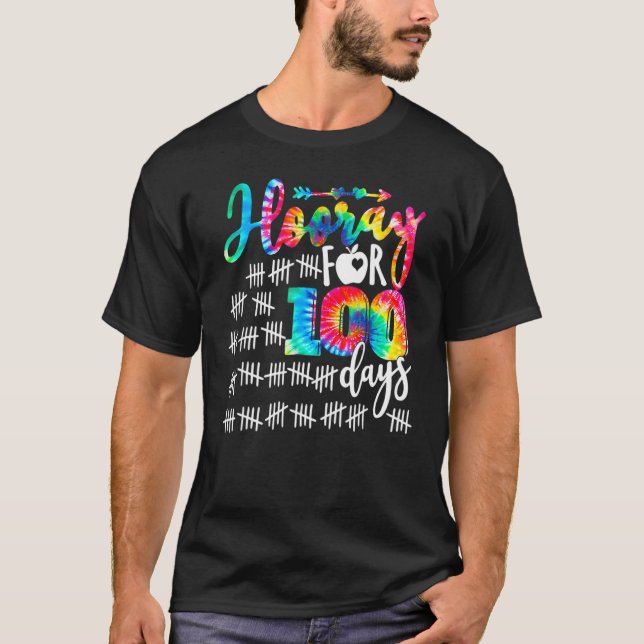 100 dagar smartare Glad 100-årsdag för skolan lära T Shirt (Framsida)