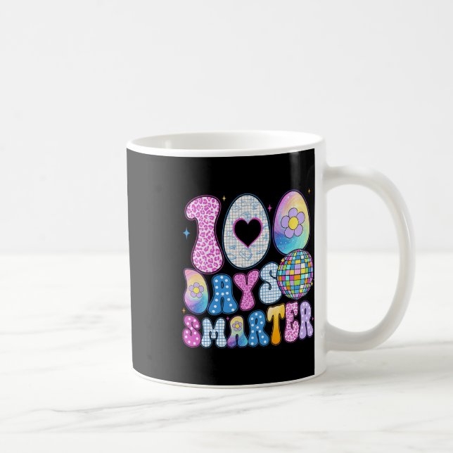 100 dagar smartare Glad 100-årsdag för skolan tröj Kaffemugg (Höger)