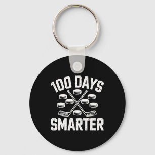 100 dagar smartare hockey 100:e skoldagen student nyckelring
