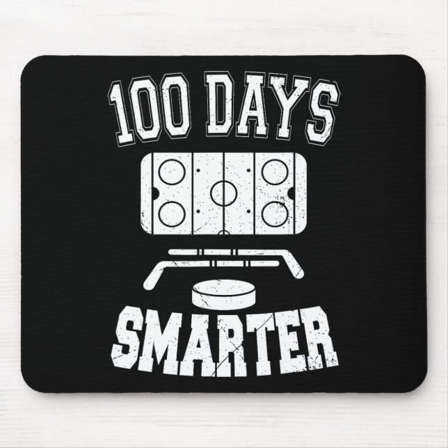 100 dagar Smartare hockey-sport 100-dagars skoldag Musmatta (Framsidan)