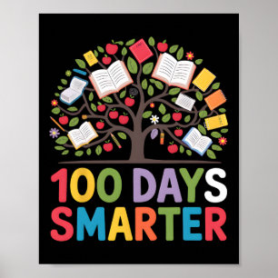 100 dagar smartare - Kreativ och inspirerande Träd Poster