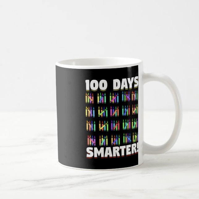 100 dagar Smartare Kritor Student-gåva 100 dagar Kaffemugg (Höger)