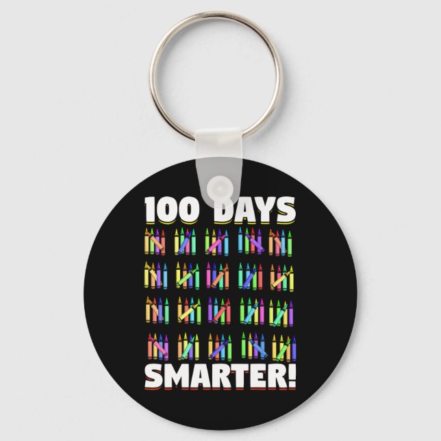 100 dagar Smartare Kritor Student-gåva 100 dagar Nyckelring (Framsida)