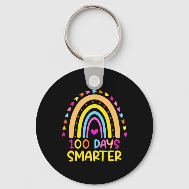 100 dagar Smartare lärare, 100 dagar med skolneder Nyckelring (Framsida)