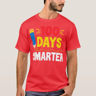 100 dagar Smartare lärare eller 100 dagar Student T Shirt