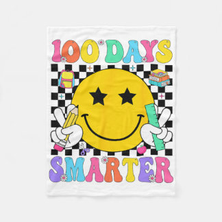100 dagar smartare lärare pojkar flickor barn 100: fleecefilt