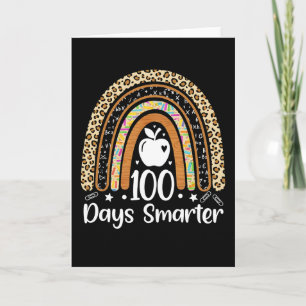 100 dagar smartare lärare regnbåge klassrum skola kort