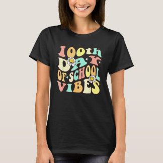 100 dagar Smartare Lycklig 100-dagarsdag för skoll T Shirt