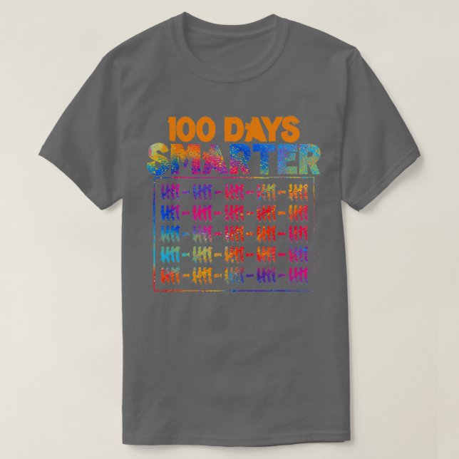 100 dagar Smartare Lycklig 100-dagarsdagen i Stude T Shirt (Design framsida)