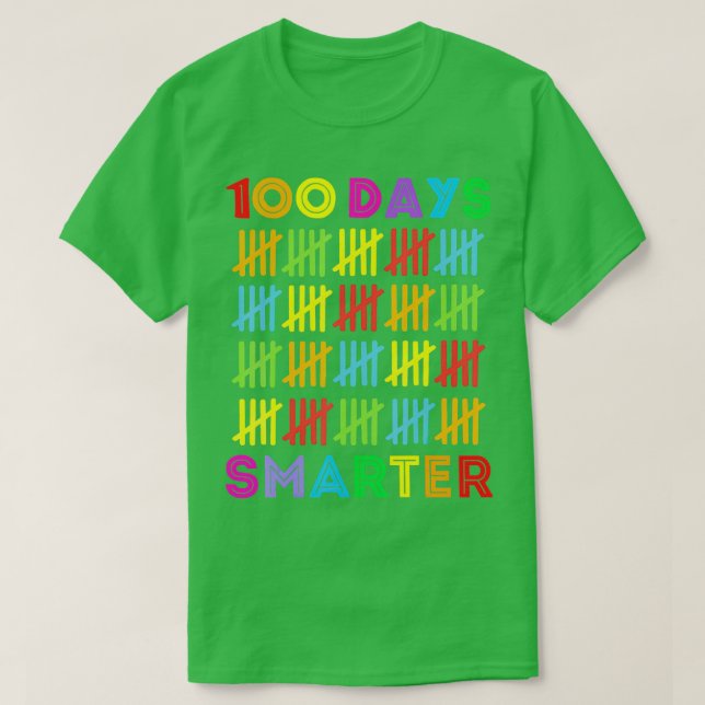 100 dagar Smartare Lycklig 100-dagarsdagen i Stude T Shirt (Design framsida)