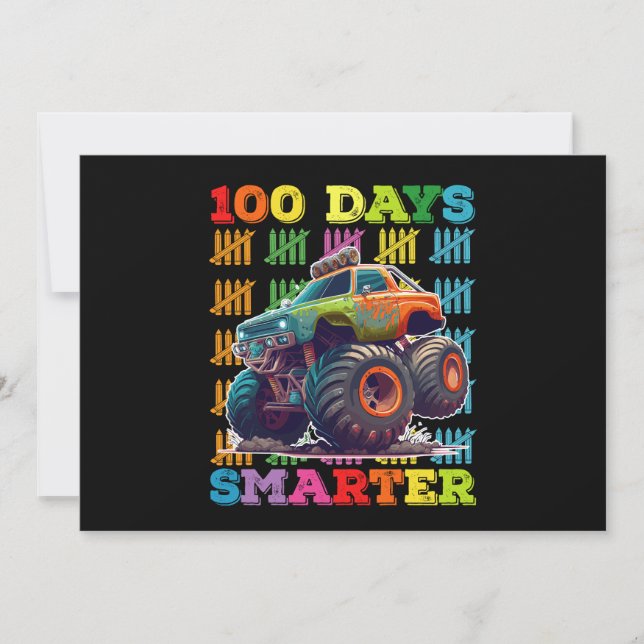 100 dagar Smartare måndag Lastbil 100-dagarsskola Inbjudningar (Framsida)