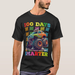100 dagar smartare Monster Truck 100-årsdag skola T Shirt