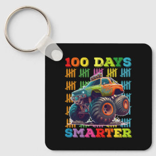 100 dagar smartare Monster Truck 100:e dag skola Nyckelring
