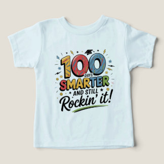 100 dagar smartare och fortfarande rockar det t shirt