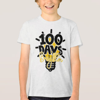 100 dagar smartare och ljusare skola t shirt