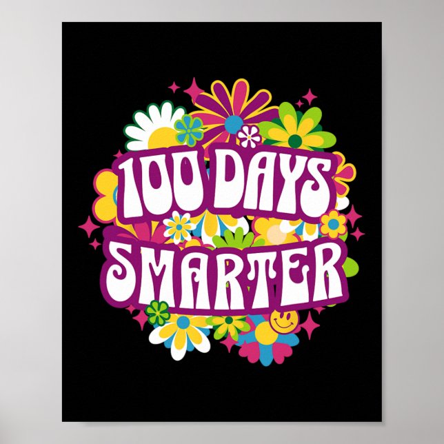 100 dagar Smartare Överlev 100-dagarsdagens skolut Poster (Framsidan)